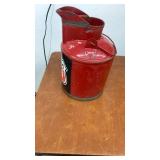 Vintage Phillips 66 Metal Gas/Oil Can with Spout