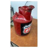 Vintage Phillips 66 Metal Gas/Oil Can with Spout