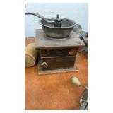 Collection of Vintage Kitchen Hand Tools and Grinders