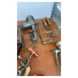 Collection of Vintage Kitchen Hand Tools and Grinders