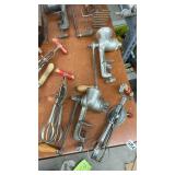 Collection of Vintage Kitchen Hand Tools and Grinders
