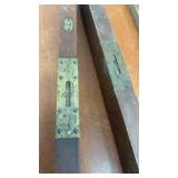 Set of 4 Vintage Wooden Carpenter Levels