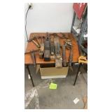 Collection of Vintage Hand Tools including Planes, Wrenches, Hammers and Augers
