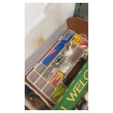 Large Assortment of Vintage and Modern Fishing Lures with Tackle Boxes