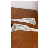 Set of 4 Heavy Duty Metal Shelf Brackets Assorted Styles