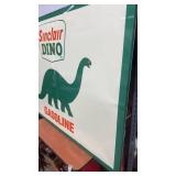 Sinclair Dino Gasoline Metal Advertising Sign
