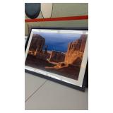 Framed Landscape Photograph of Southwestern Canyon Scene