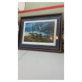 Terry Redlin Signed Limited Edition Print The Landmark with Frame