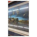 Terry Redlin Signed Limited Edition Print The Landmark with Frame