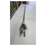 Lot of 4 Vintage Fishing Rods with Reels and Cork Handles