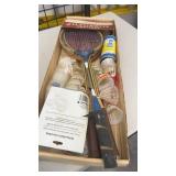 Cortland Badminton Set with Rackets, Shuttlecocks, and Net in Box
