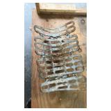 Vintage Cast Iron Tractor Seat with Rustic Patina