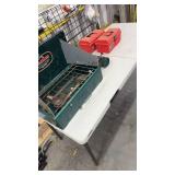 KampKook Camp Stove with 2 Plastic Toolboxes