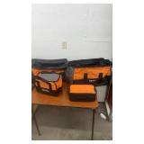 Set of 4 Ridgid Tool Bags Soft Sided Various Sizes