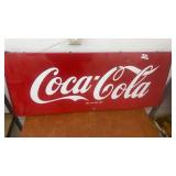 Vintage Coca-Cola Red Metal Advertising Sign