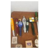 Collection of 20 Vintage and Modern Beer Tap Handles