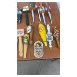 Collection of 20 Vintage and Modern Beer Tap Handles