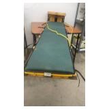 L.L. Bean Fleur du Snow Wooden Toboggan Sled with Cushion