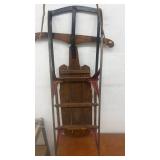 Vintage Flexible Flyer Wooden Sled with Steel Runners