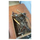 Box of Vintage Hand Tools with Ravenhorst Nameplate