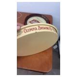 Collection of 8 Vintage Beer Advertising Trays - Budweiser, Schmidt, Edelweiss, Schlitz and More