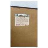 Vintage Olympia Beer Acid Etched Mirror by Lucid Lines 1979