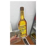 Collection of 4 Vintage Liquor Advertising Signs and Displays