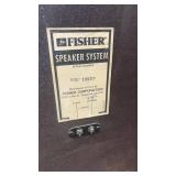 Fisher 8-Ohm Speaker System Pair