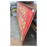 Vintage Key Work Clothes Advertising Sign for Lebovsky