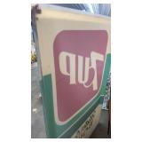 Vintage 7UP Waterloo Bowl Advertising Sign 4ft x 6ft