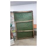 Vintage Metal Gift House Stamps Advertising Sign