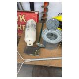 Vintage Fishing Collection with Baskets, Minnow Buckets, Net, and Accessories