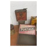 Collection of 23 Vintage Advertising Tins and Tobacco Tins
