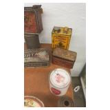 Collection of 23 Vintage Advertising Tins and Tobacco Tins