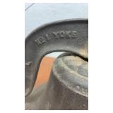 Antique 1886 C.S. Bell & Co. No. 1 Yoke Cast Iron School or Farm Bell