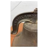 Antique 1886 C.S. Bell & Co. No. 1 Yoke Cast Iron School or Farm Bell