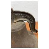 Antique 1886 C.S. Bell & Co. No. 1 Yoke Cast Iron School or Farm Bell