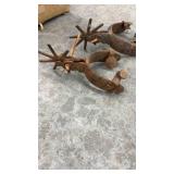 Collection of Vintage Western Cowboy Spurs Assorted Styles