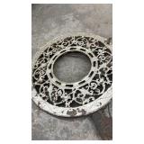 Lot of 3 Vintage Metal Grates with Ornate Designs