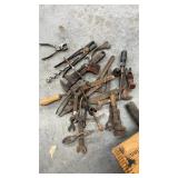 Lot of Vintage Hand Tools with Remington Wooden Ammunition Box