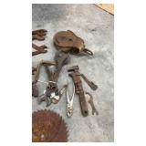 Collection of Vintage Hand Tools with Remington Express Wooden Box