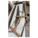 Collection of Vintage Hand Saws and Blade Tools