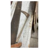 Collection of Vintage Hand Saws and Blade Tools