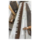 Collection of Vintage Hand Saws and Blade Tools