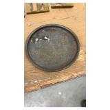 Vintage Brass Letter Stencil Set with Sterno Tin Lid