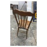 Vintage Wooden Spindle Back Dining Chair