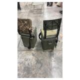Pair of Insulated Hunting or Fishing Seat Coolers with Padded Backs