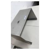 Pair of Stainless Steel Industrial Brackets or Shelves