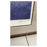 Honkers Arriving Framed Print by Les C. Kouba