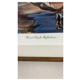 Wood Duck Reflections Framed Print by David A. Maass